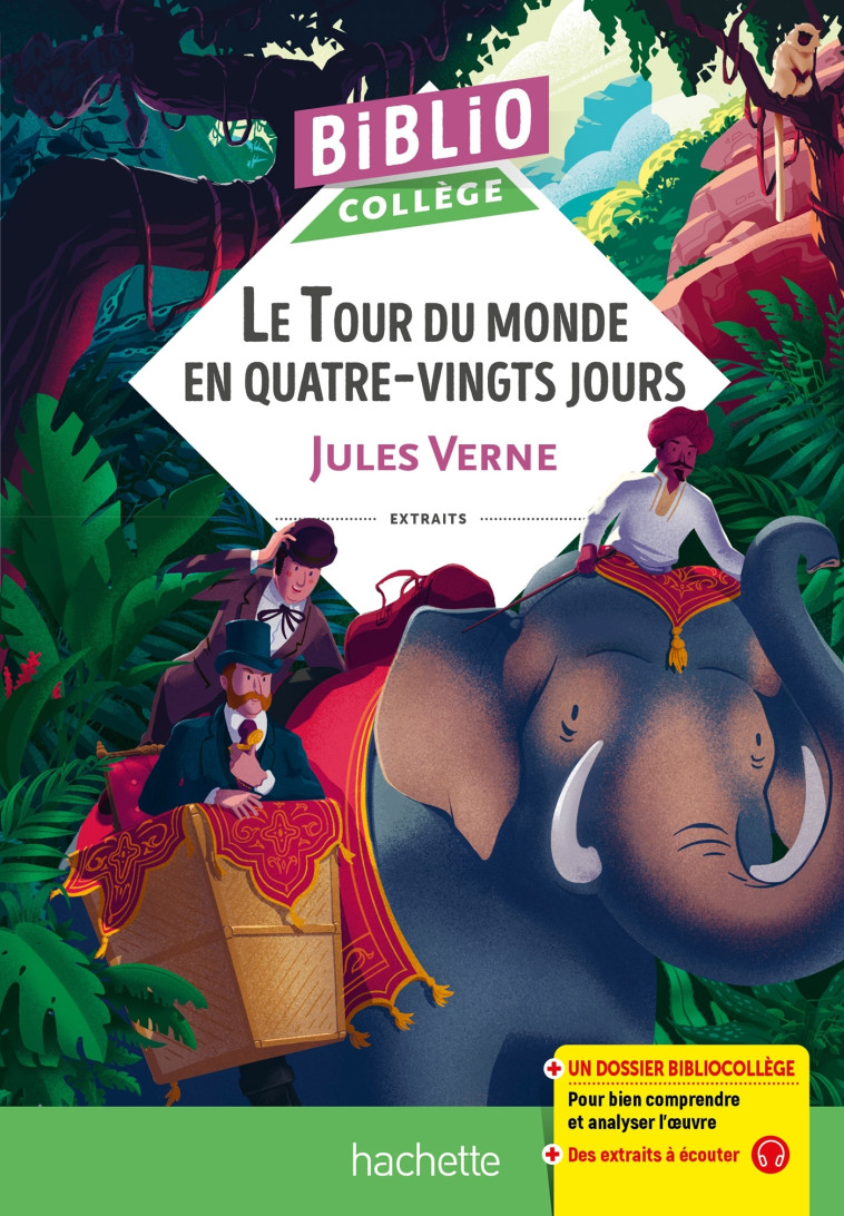 Bibliocollège - Le Tour du monde en 80 jours, Jules Verne - Verne Jules, Beauthier Sylvie - HACHETTE EDUC