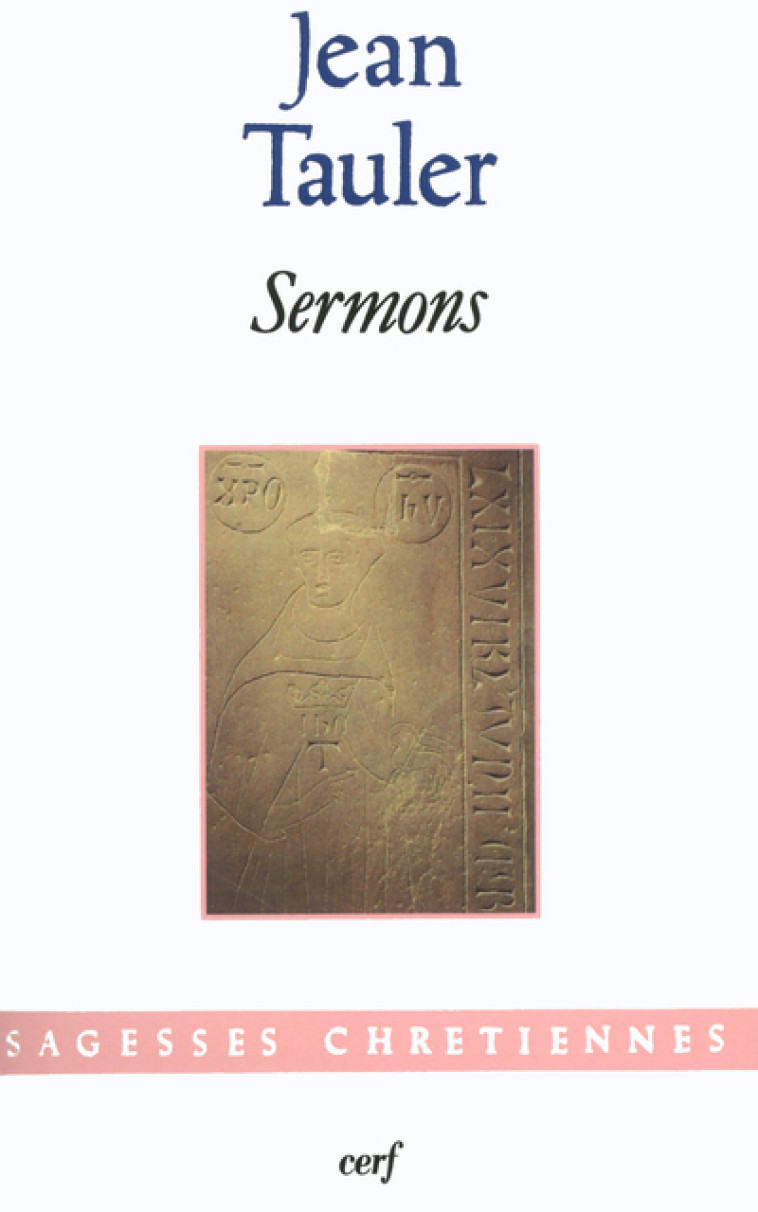 SERMONS (JEAN TAULER) - Tauler Jean, TAULER JEAN  - CERF