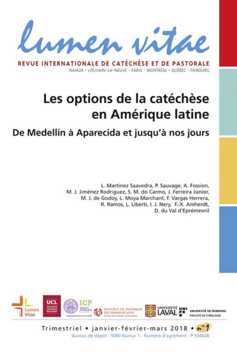 Les options de la catéchèse en Amérique Latine - Collectif  - LUMEN VITAE