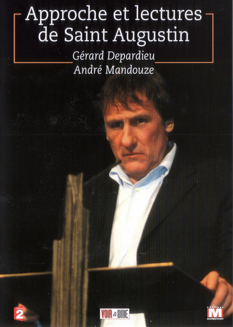 SAINT AUGUSTIN - DVD  APPROCHE DE LECTURES - Gérard Depardieu, André Mandouze,  Chartier Laurence - MONTPARNASSE