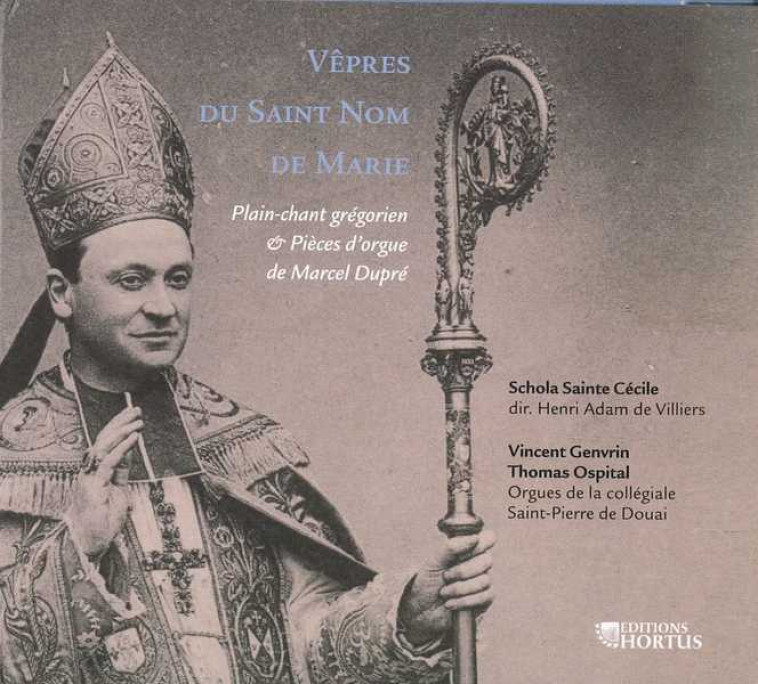 Vêpres du Saint Nom de Marie - CD - SCHOLA SAINTE CECILE - HORTUS