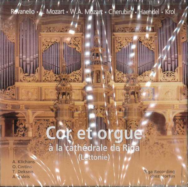 CD - Cor et orgue à la cathédrale de Riga (Lettonie) -  Collectif - HORTUS