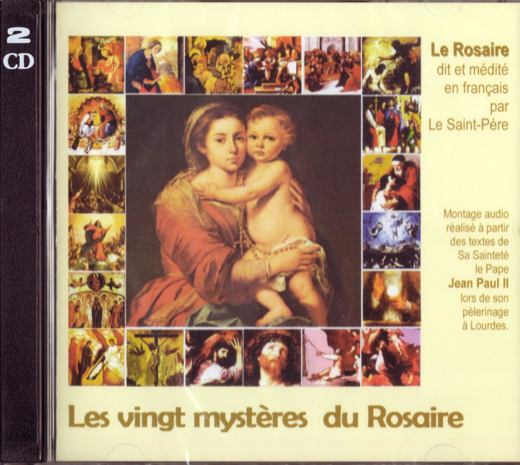 Les vingt mystères du rosaire/2CD - Jean Paul II - SD MEDIA