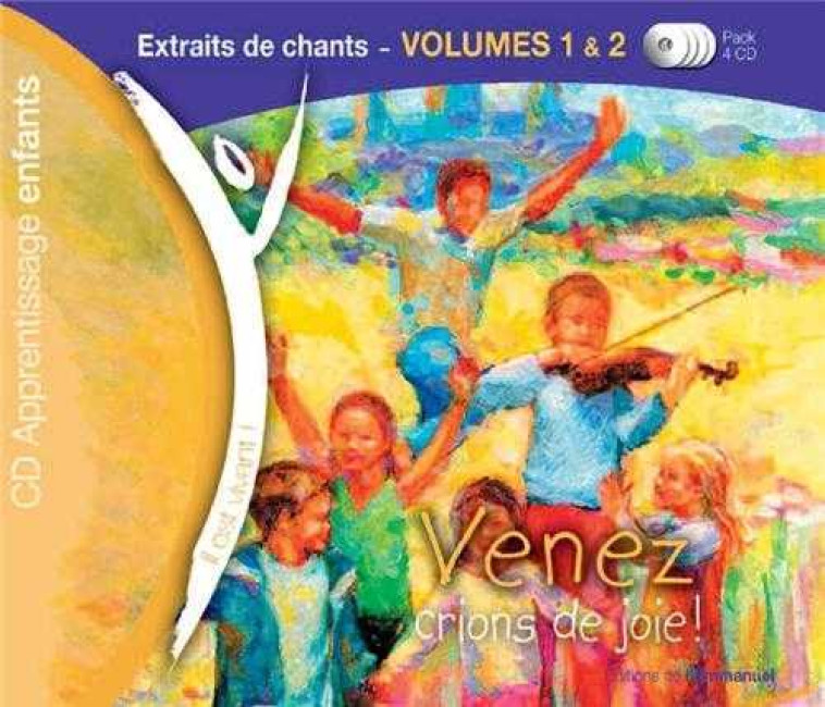 Venez crions de joie - LOT CD 1 et 2 -  Collectif - EMMANUEL