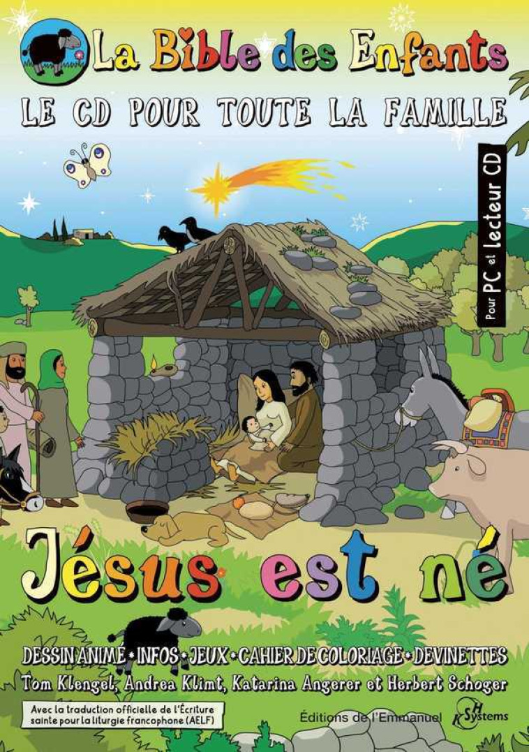 La bible des Enfants - Jésus est né -  Collectif - EMMANUEL