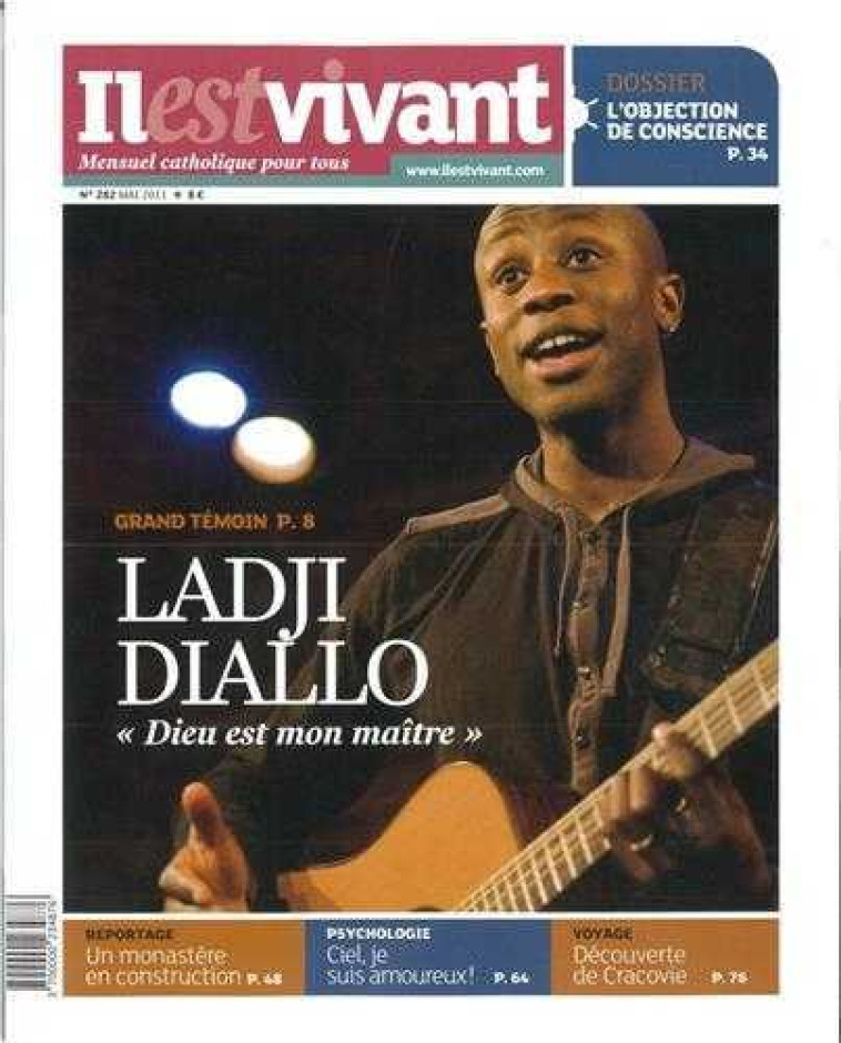 n°282 - Il est vivant Nouvelle formule - Mai 2011 - Ladji Diallo -  Collectif - IL EST VIVANT