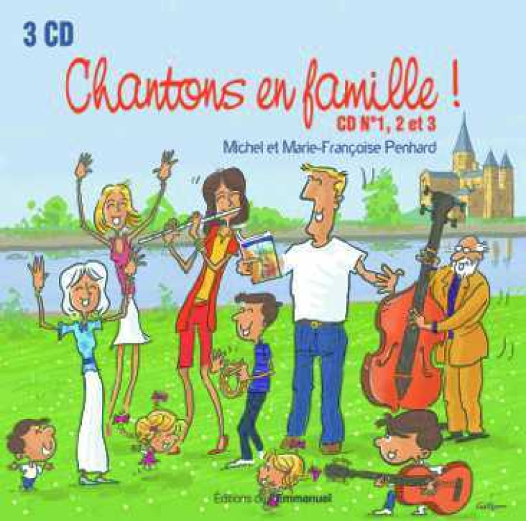 Coffret 3 CD Chantons en famille - Michel PENHARD - EMMANUEL