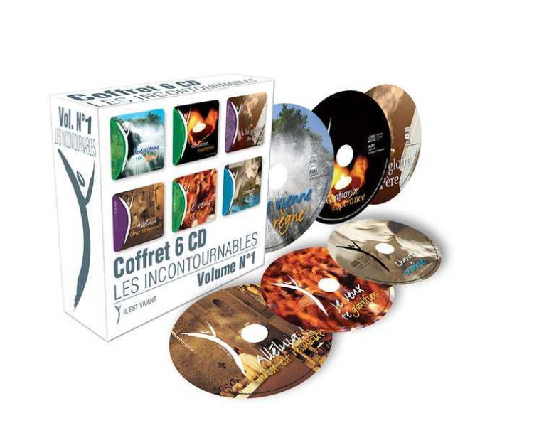 CD Il est vivant ! Coffret 6 CD Les incontournables - Volume 1 -  Collectif - EMMANUEL