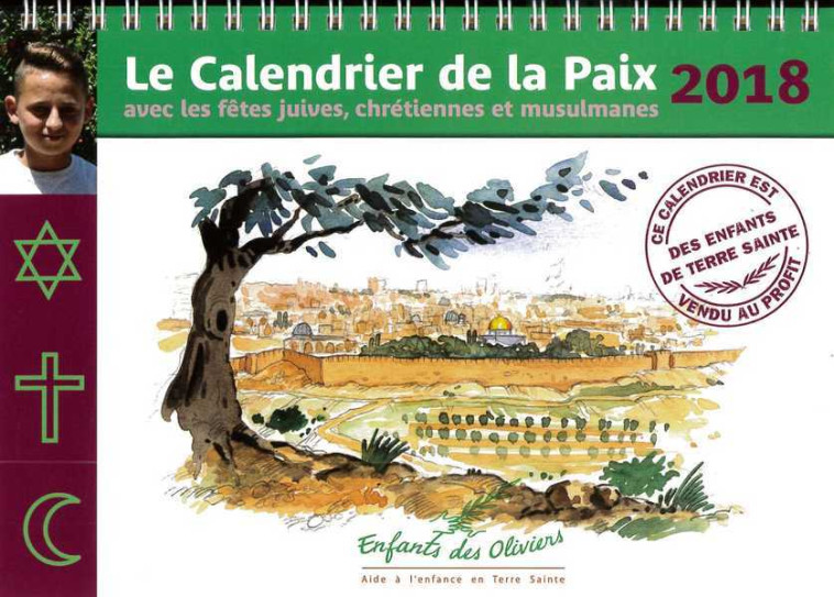 Le calendrier de la Paix 2018 -  Collectif - AQUARAILES