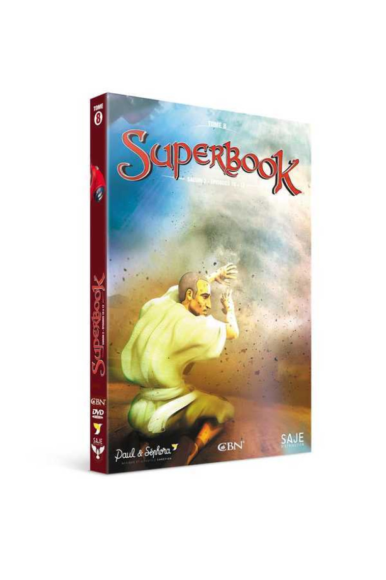 Superbook tome 8, saison 2 épisodes 10 à 13 - DVD -  BIBLE - SAJEPROD