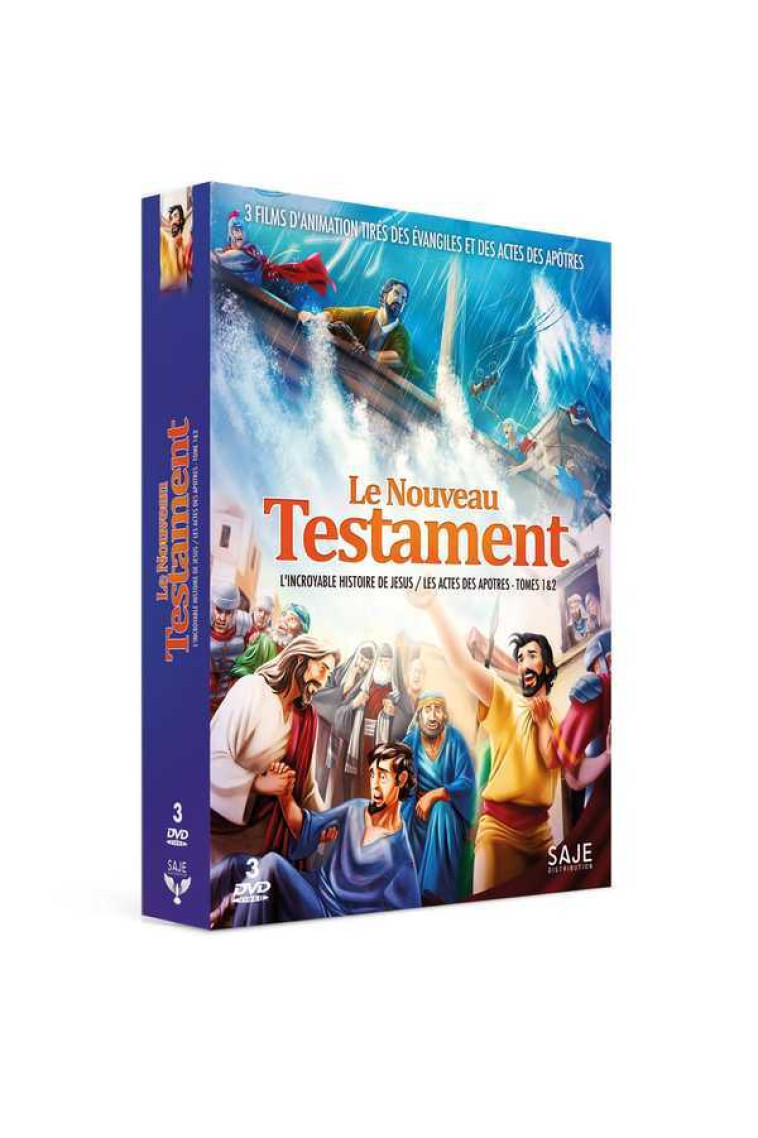 Coffret Le Nouveau Testament - 3 DVD - Robert FERNANDEZ - SAJEPROD