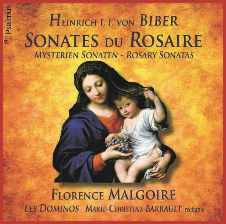 Sonates du rosaire - CD - Florence MALGOIRE,  LES DOMINOS et Marie-Christine BARRAULT - PSALMUS