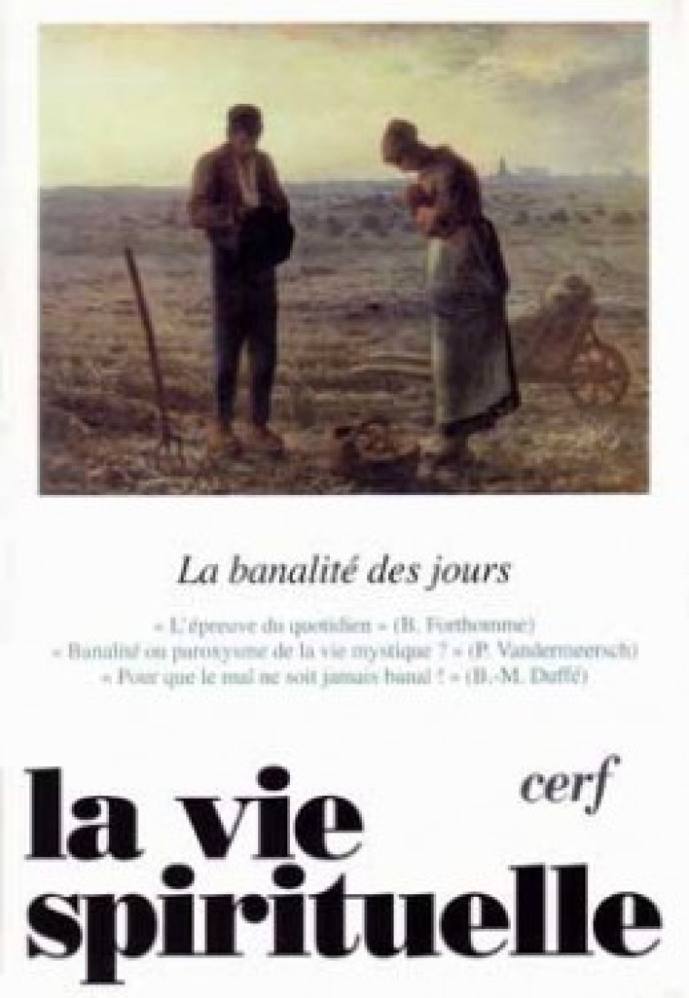 La Vie Spirituelle n° 745 - La Vie Spirituelle La Vie Spirituelle - CERF