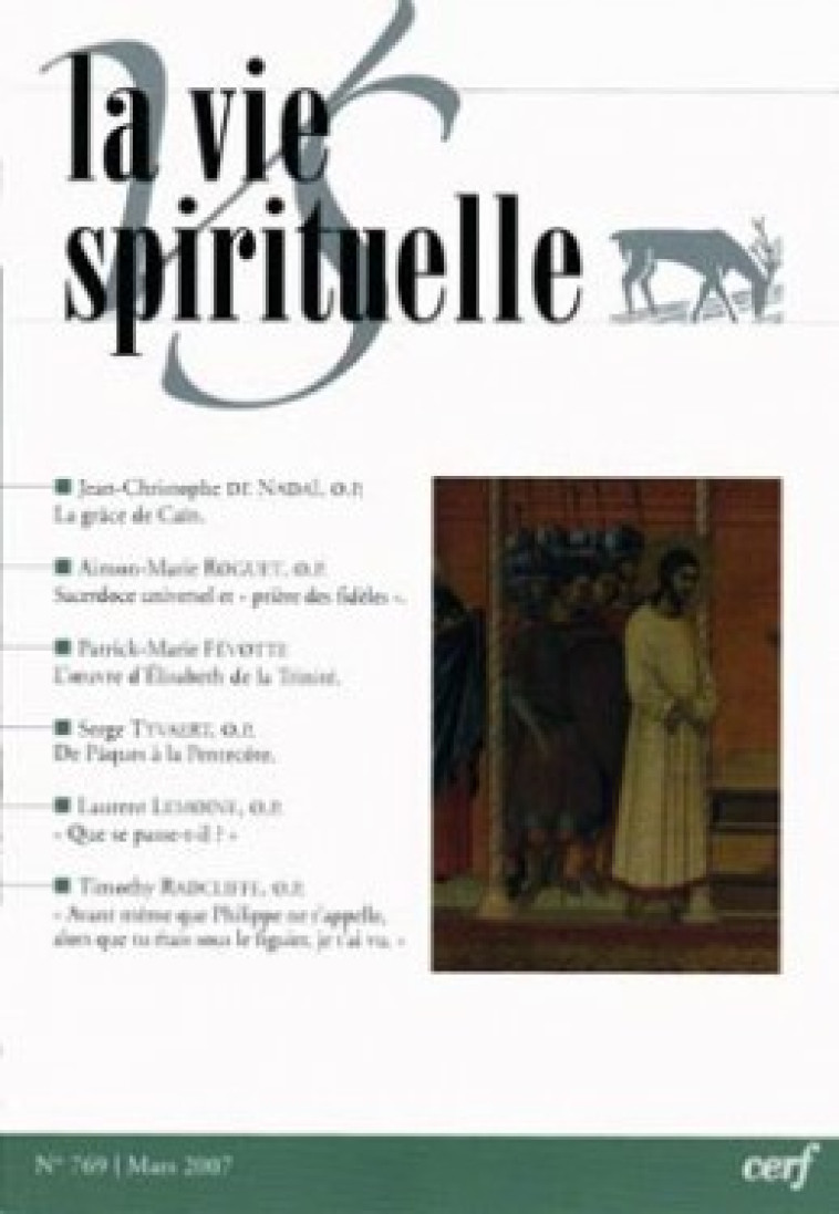 La Vie Spirituelle - numéro 769 - Collectif Collectif - CERF