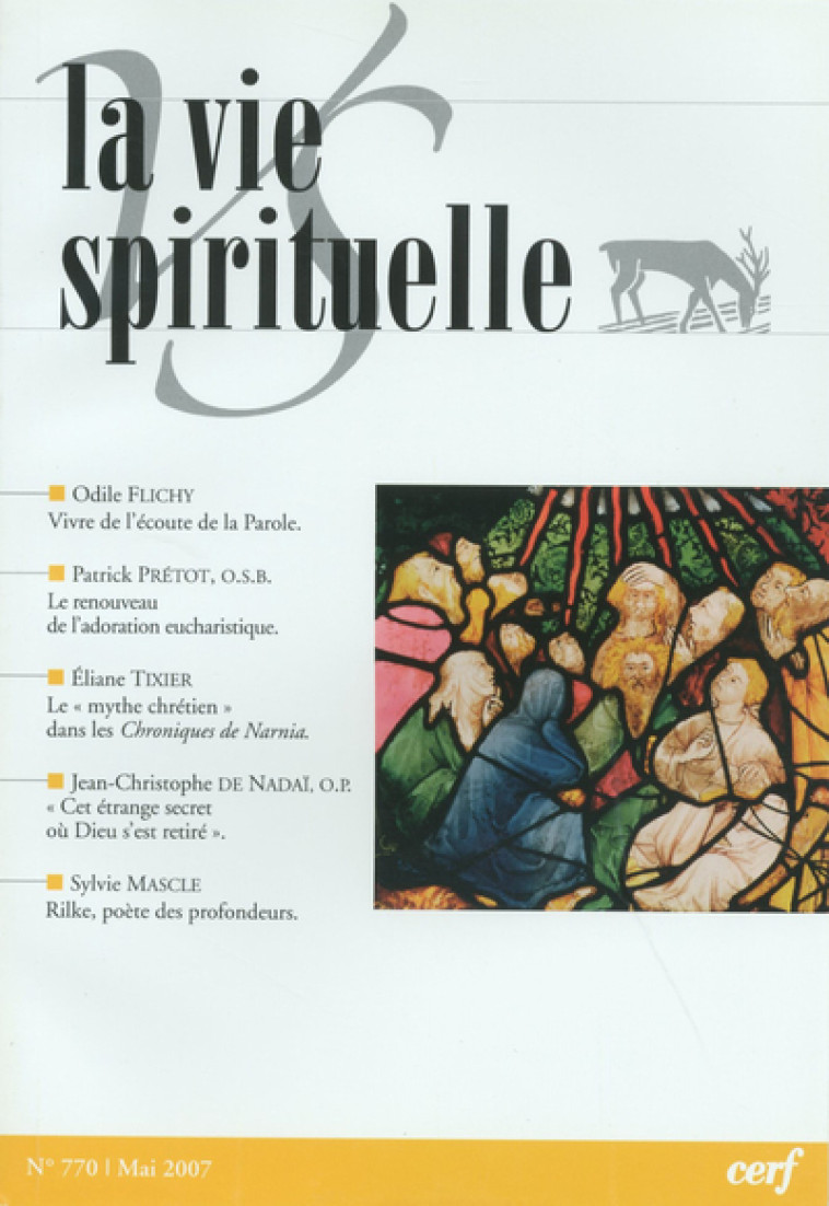 La Vie Spirituelle n° 770 - Collectif Collectif - CERF