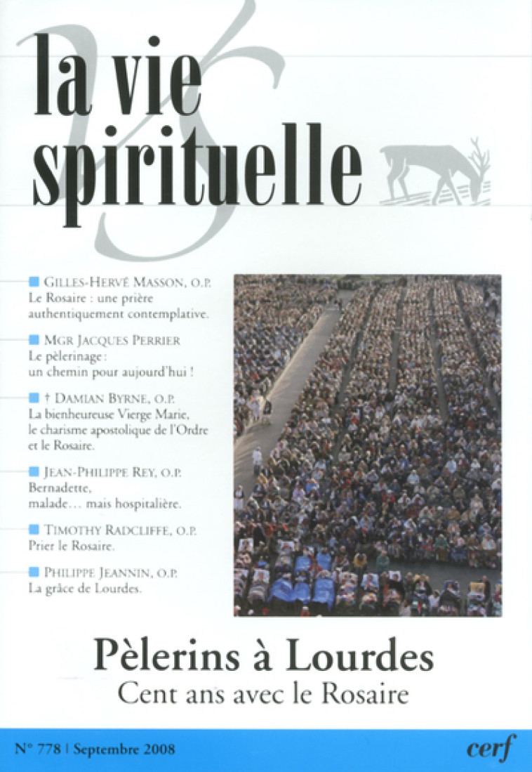 La Vie Spirituelle n° 778 - Collectif Collectif - CERF