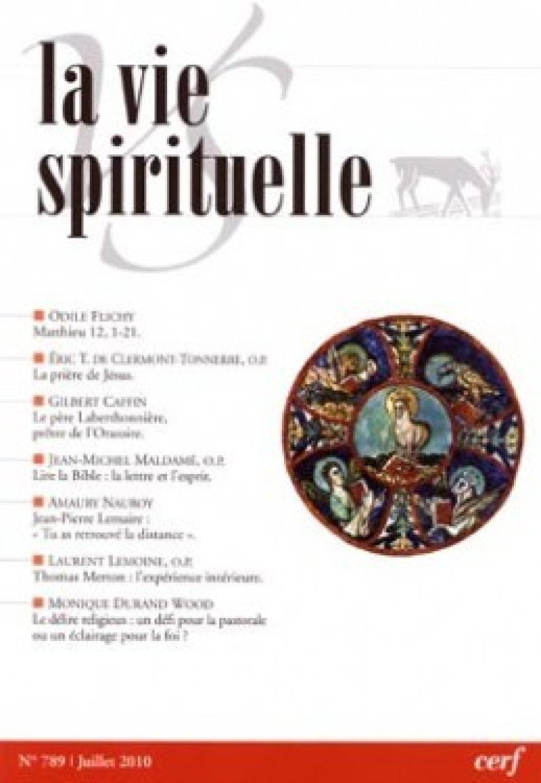 La Vie Spirituelle n° 789 - Collectif Collectif - CERF