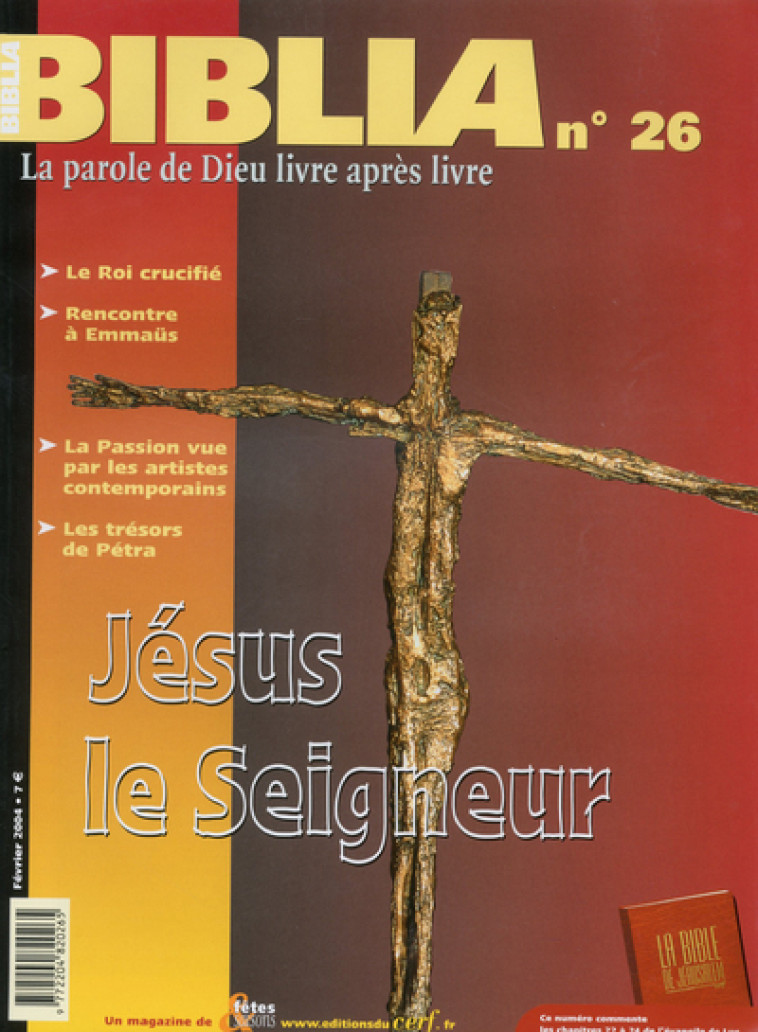 BIBLIA 26 - JÉSUS, LE SEIGNEUR - Joseph Stricher,  STRICHER JOSEPH - CERF