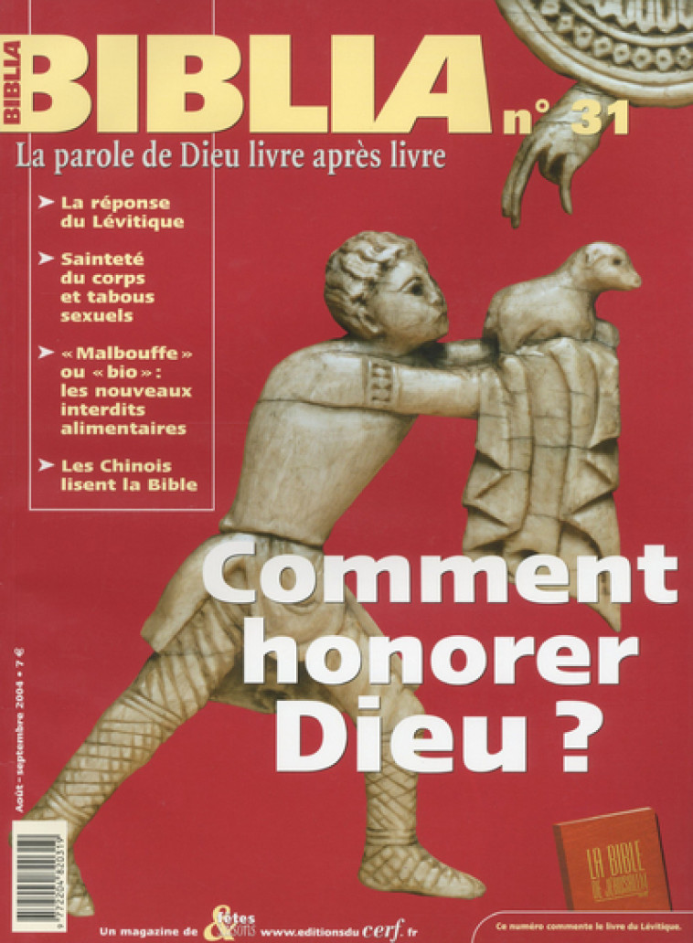 BIBLIA 31 - COMMENT HONORER DIEU ? - Didier Luciani,  LUCIANI DIDIER - CERF