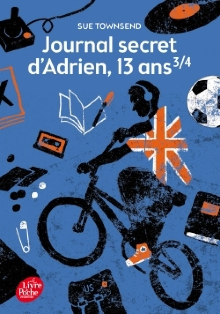 Journal secret d'Adrien, 13 ans 3/4 - Sue Townsend, Béatrice Gartenberg, Sofia Dias - POCHE JEUNESSE