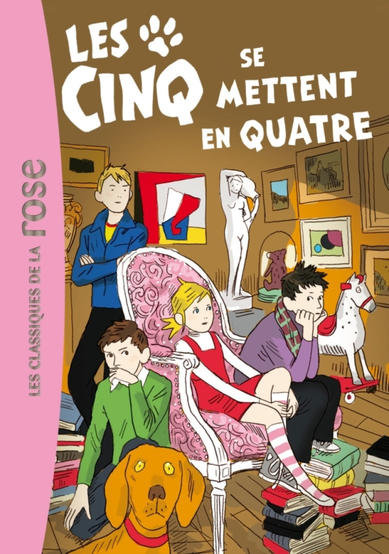 Les Cinq 30 - Les Cinq se mettent en quatre - Claude Voilier - HACHETTE JEUN.