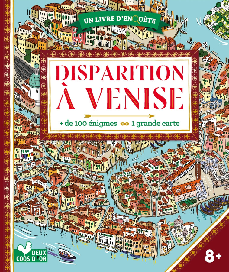 Disparition à Venise - livre avec carte - Caroline Ayrault, Les Fées hilares Les Fées hilares - DEUX COQS D OR