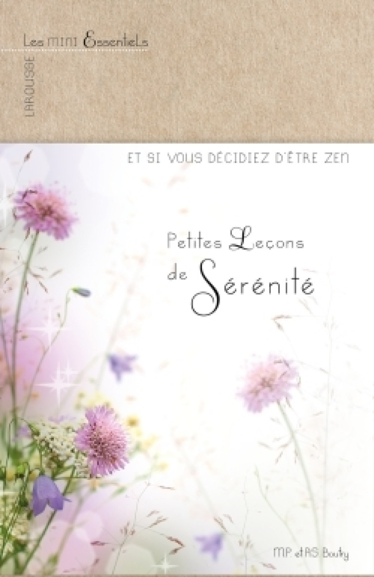 PETITES LECONS DE SERENITE - Anne-Sophie Boutry - LAROUSSE