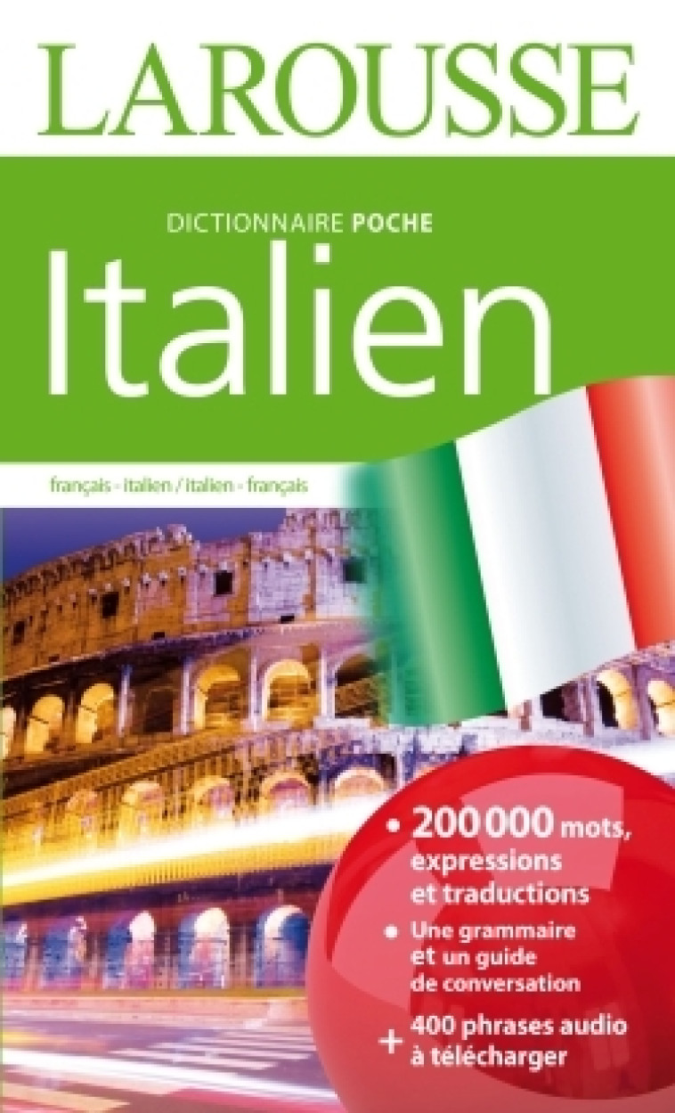 DICTIONNAIRE LAROUSSE POCHE ITALIEN -   - LAROUSSE