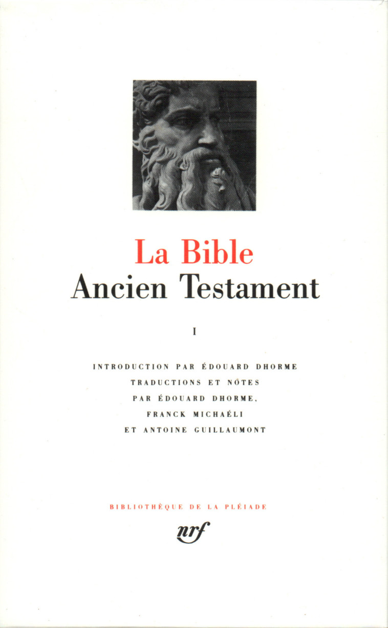 LA BIBLE : ANCIEN TESTAMENT (1) - ANONYME - GALLIMARD