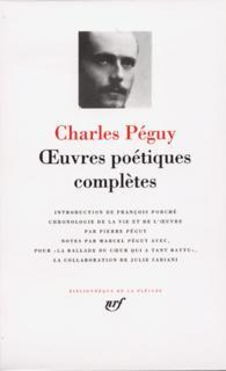 OEUVRES POETIQUES COMPLETES - Charles PEGUY - GALLIMARD