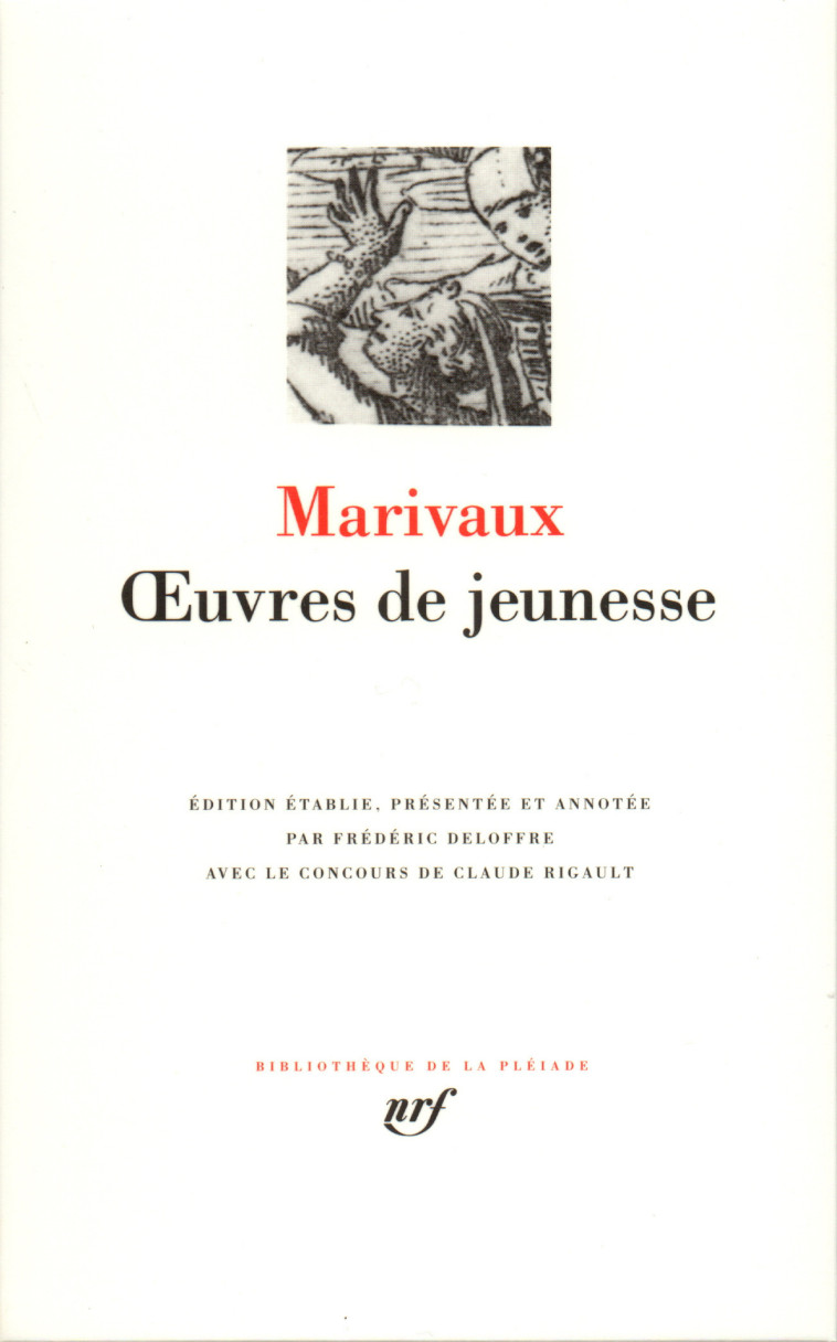 OEUVRES DE JEUNESSE - MARIVAUX - GALLIMARD