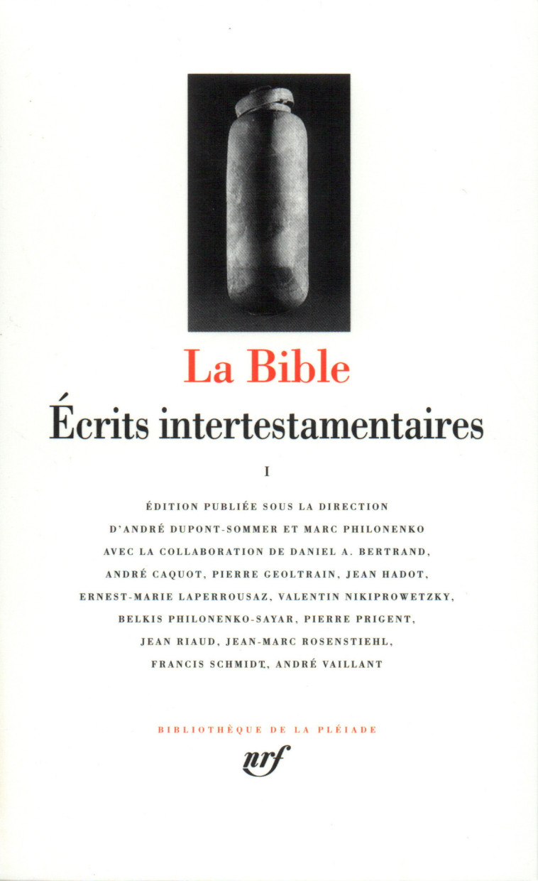 ECRITS INTERTESTAMENTAIRES - ANONYME - GALLIMARD