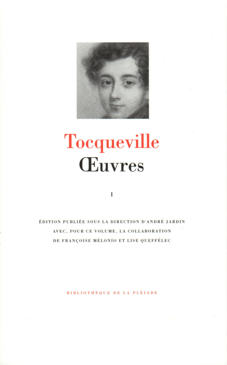 OEUVRES - VOL01 - TOCQUEVILLE A D. - GALLIMARD