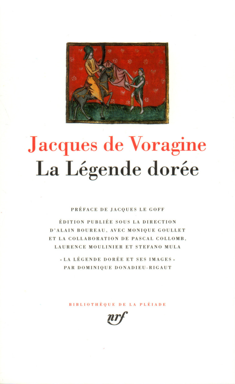 LA LEGENDE DOREE - JACQUES DE VORA - GALLIMARD