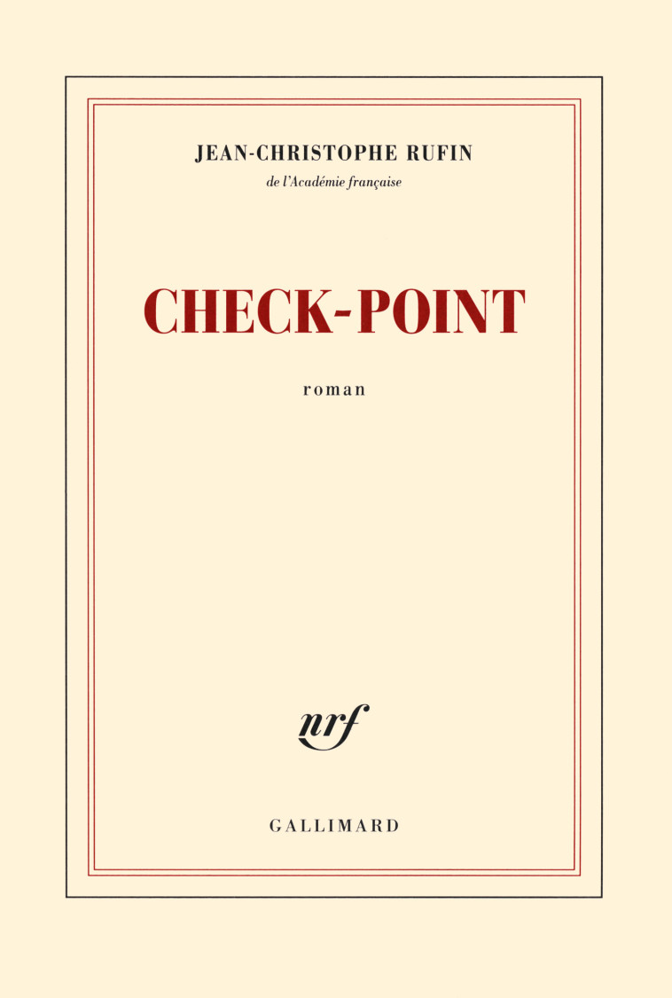 CHECK POINT - RUFIN JC - GALLIMARD