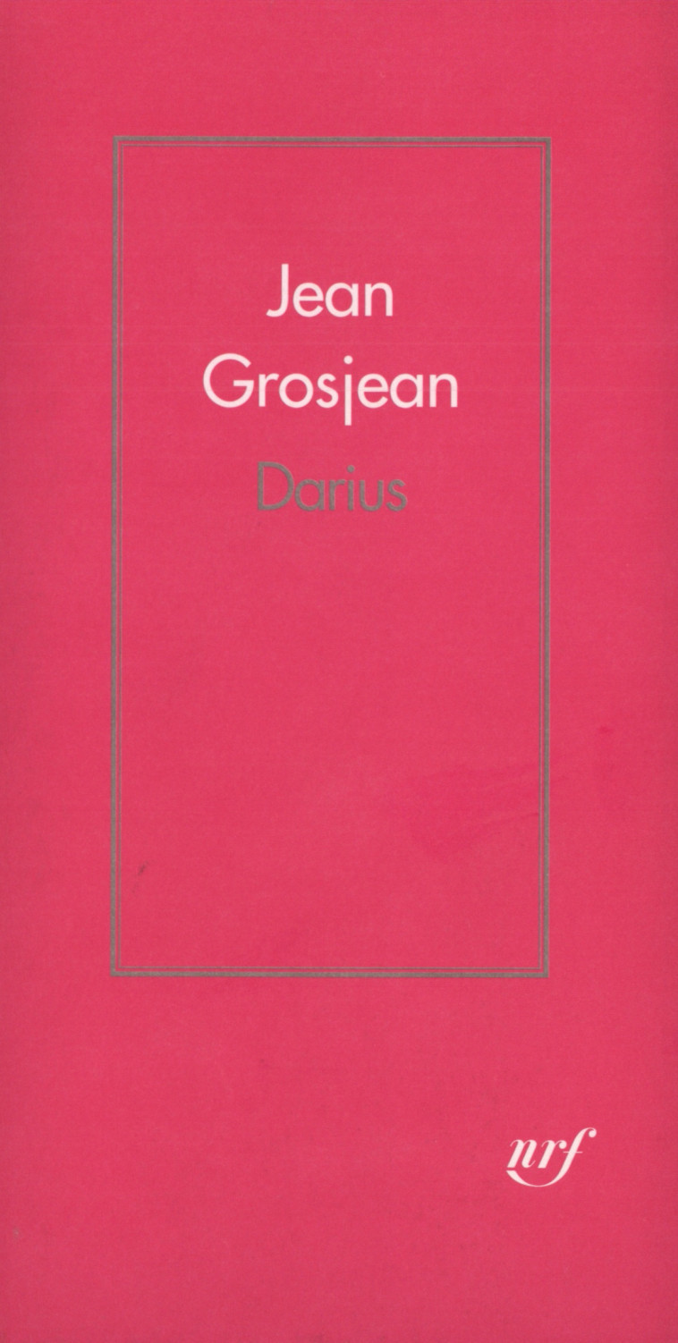 DARIUS - GROSJEAN JEAN - GALLIMARD