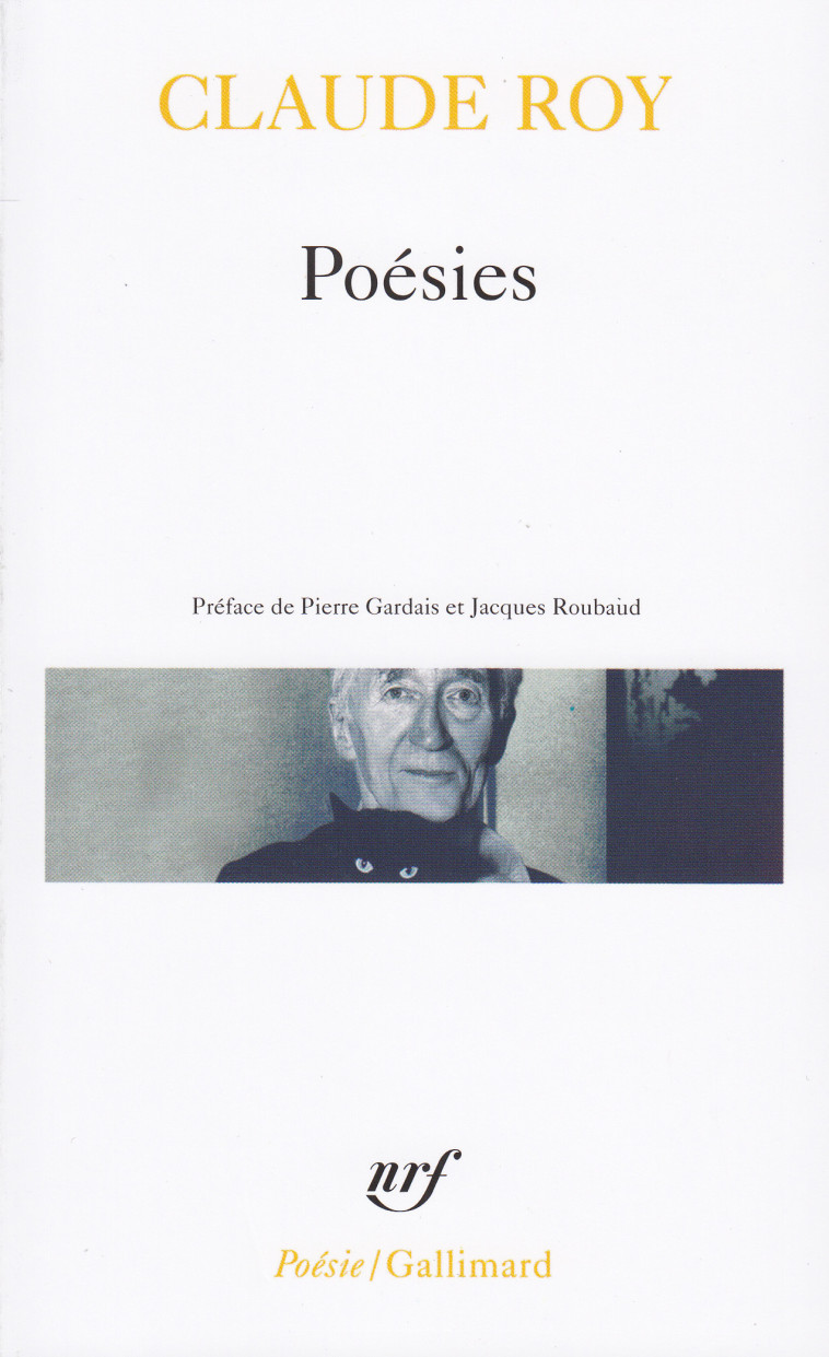 POESIES - Claude Roy - GALLIMARD