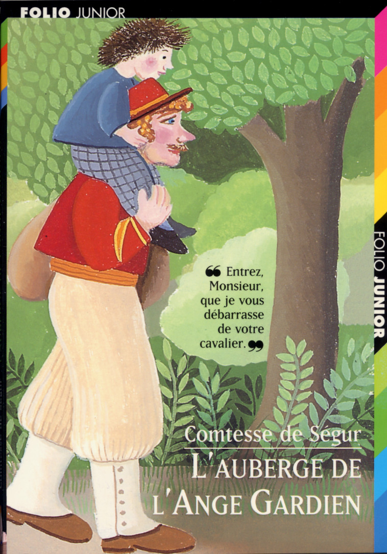 L'AUBERGE DE L'ANGE GARDIEN - COMTESSE DE SEGUR - GALLIMARD JEUNE