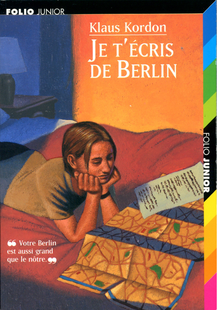 JE T'ECRIS DE BERLIN - Klaus Kordon, Marc Lacaze, Jeanne-Marie Gaillard-Paquet - GALLIMARD JEUNE