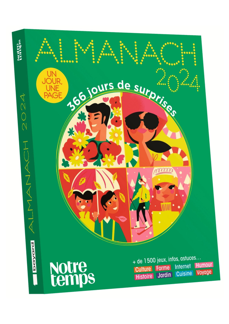 Almanach Notre Temps - Édition 2024 - XXX - BAYARD ADULTE