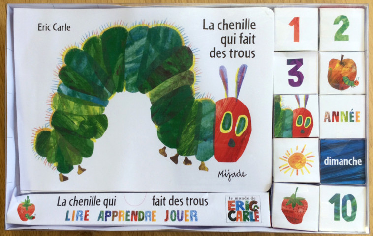 COFFRET CHENILLE LIVRE + CUBES - Eric Carle - MIJADE