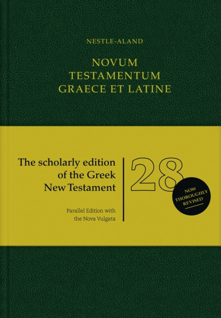 Novum Testamentum Graece et Latine - XXX - BIBLI O