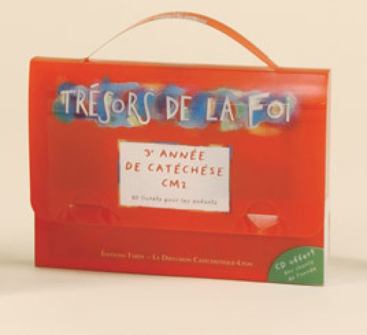 Pochette enfants CM2 rouge + CD gratuit - La Diffusion Catéchistique-Lyon La Diffusion Catéchistique-Lyon - MAME