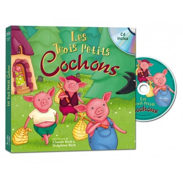 Les trois petits cochons - Livre + CD - COLLECTIF - FORMULETTE