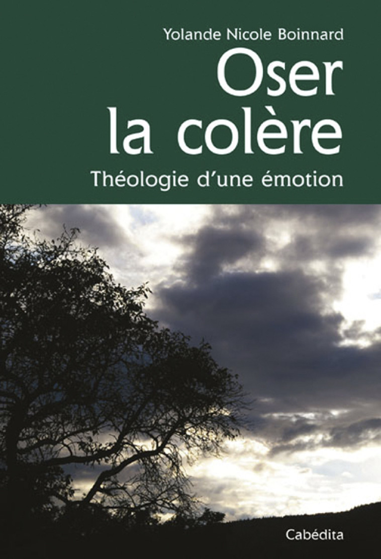 OSER LA COLERE, THEOLOGIE D'UNE EMOTION - BOINNARD YOLANDE NIC - CABEDITA