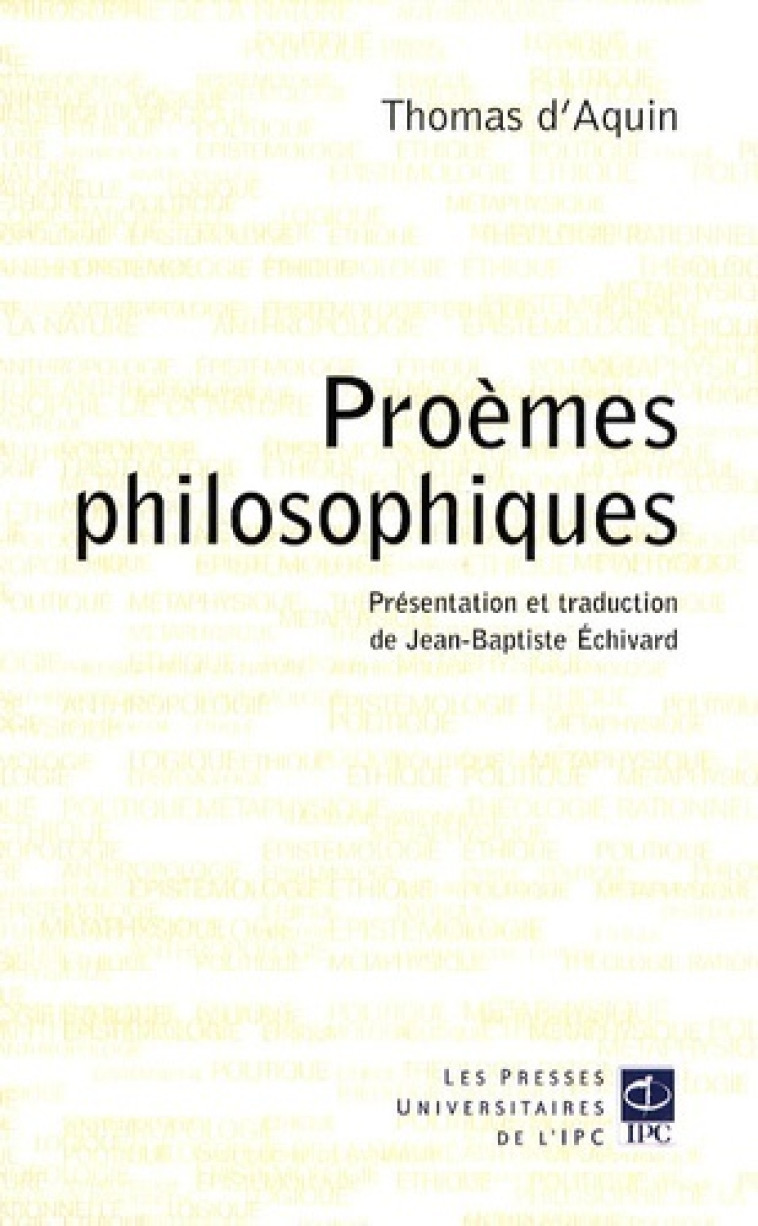 proemes des lectures aux principales oeuvres d'aristote -  Echivard j b - PAROLE SILENCE