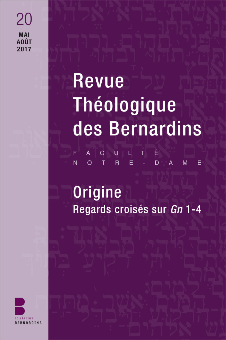 Revue theologique des bernardins 20 -  Collège des Bernardins - PAROLE SILENCE