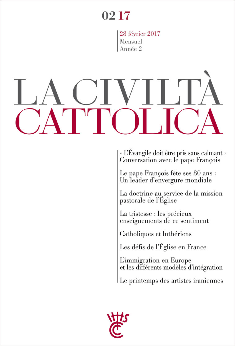 Civilta cattolica fevrier 2017 - Antonio Spadaro, sj - PAROLE SILENCE