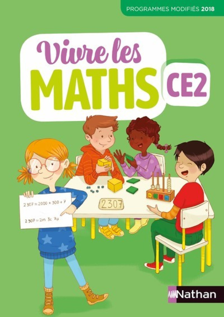 Vivre les Maths CE2 Fichier élève 2019 - Jacky Jardy - NATHAN