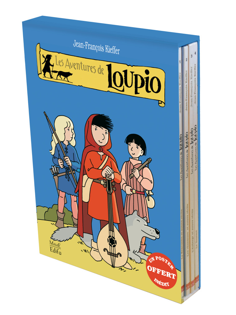 "COFFRET 5 TOMES "" LES AVENTURES DE LOUPIO""" - Jean-François Kieffer - MAME